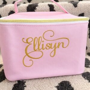 Pink Cosmetic Case PERSONALIZED
